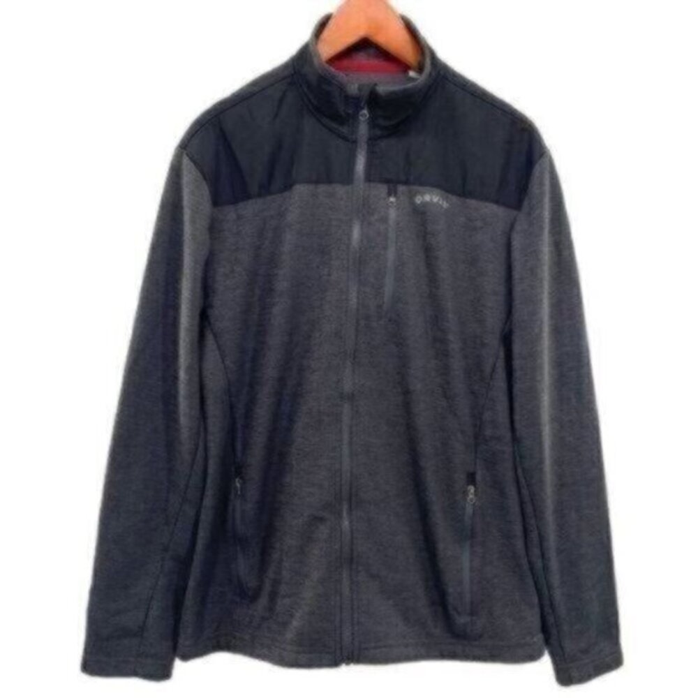 Orvis Mens Full Zip Fleece Lined Jacket